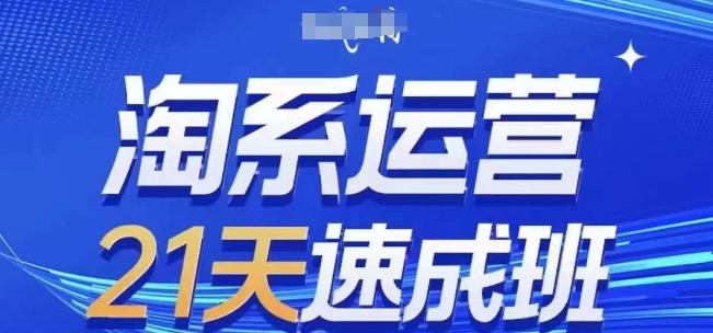 淘系运营21天速成班(更新24年6月)，0基础轻松搞定淘系运营，不做假把式-小艾项目网