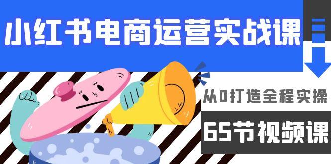 (9724期)小红书电商运营实战课，从0打造全程实操(65节视频课)-小艾项目网