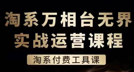 淘系万相台无界实战运营课，淘系付费工具课-百盛轻创