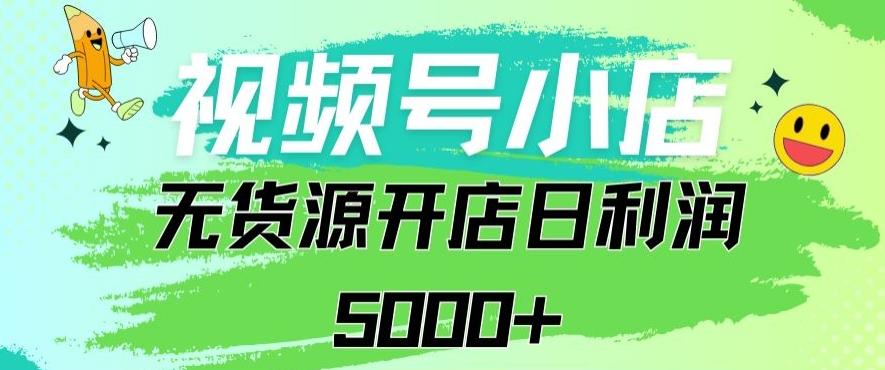 视频号无货源小店从0到1日订单量千单以上纯利润稳稳5000+【揭秘】-百盛轻创