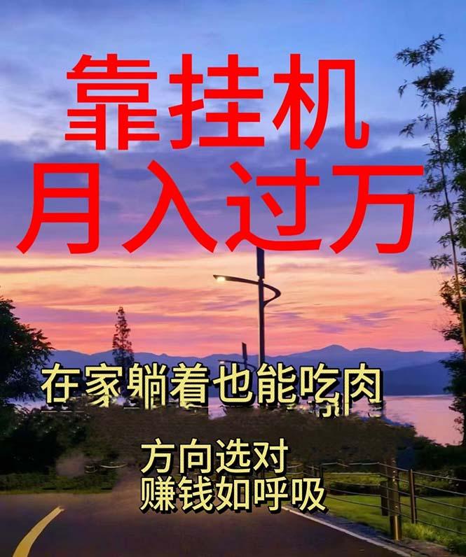 靠挂机，日入1000+，躺着也能吃肉，电脑手机都可挂-小艾项目网
