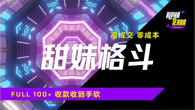 高成交零成本，售卖甜美格斗课程，谁发谁火，加爆微信，日入1000+收款…-小艾项目网