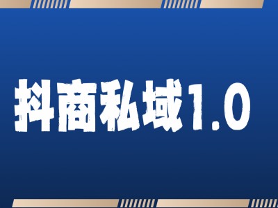 抖商服务私域1.0，抖音引流获客详细教学-小艾项目网