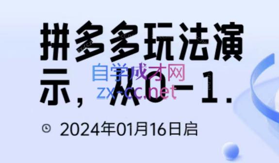 吴老师·拼多多从选品到截流到付费的玩法技巧-百盛轻创