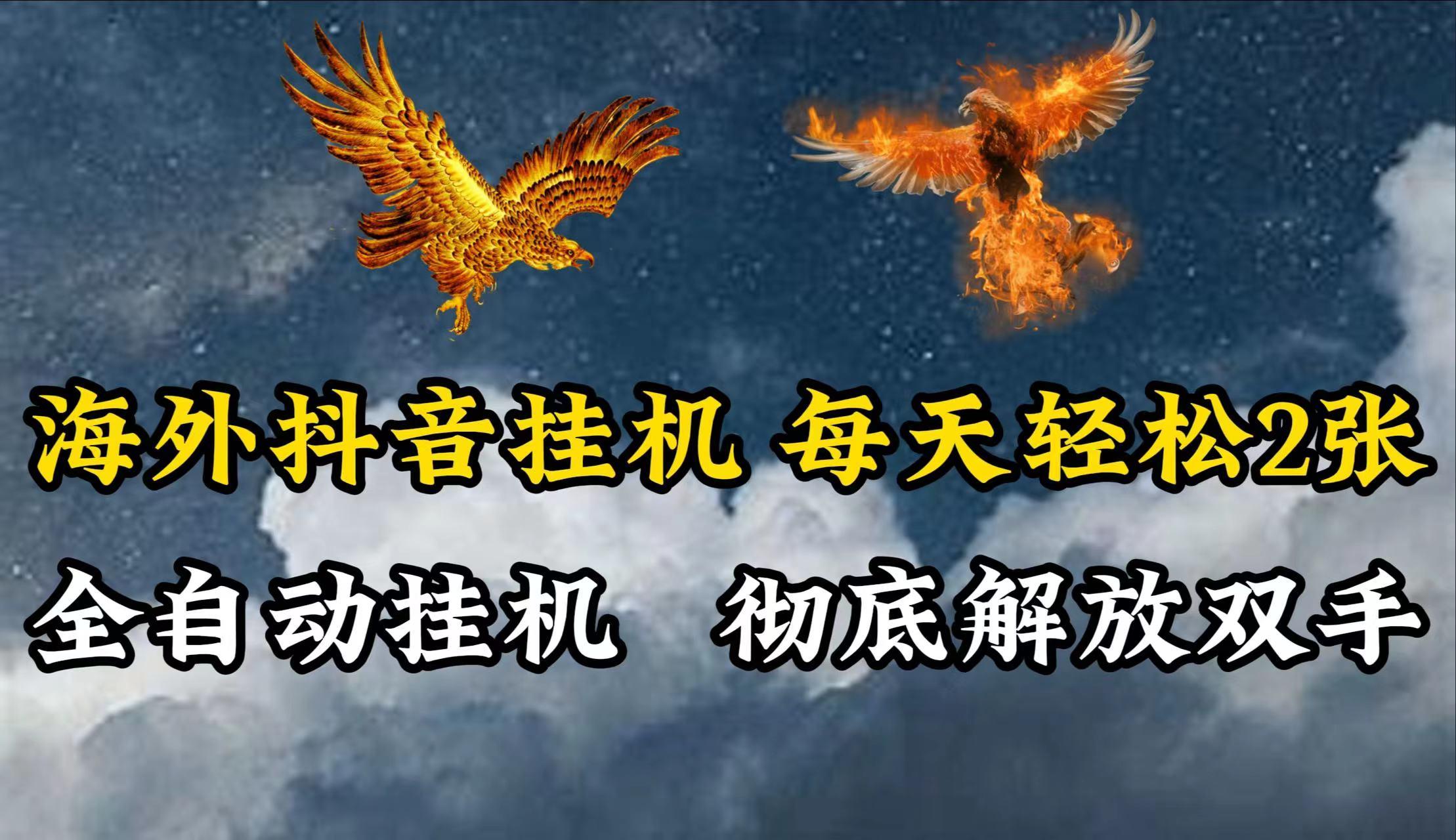海外抖音挂机，每天轻松2张，全自动挂机，彻底解放双手！-小艾项目网