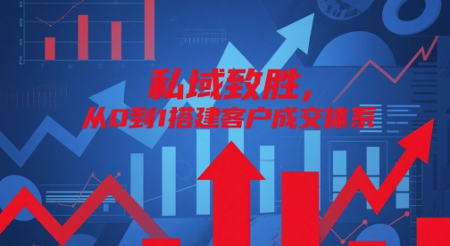 私域致胜，从0到1搭建客户成交体系-小艾项目网