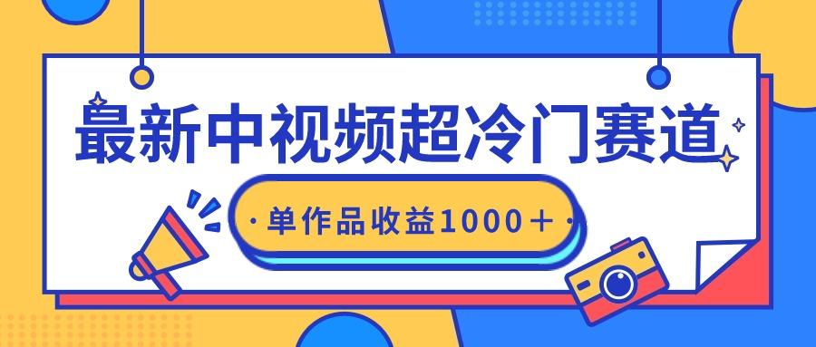 (9275期)最新中视频超冷门赛道，轻松过原创，单条视频收益1000＋-小艾项目网