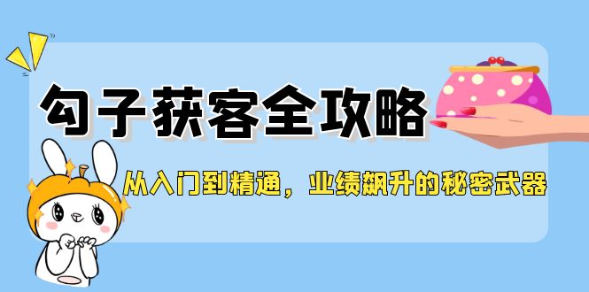 从入门到精通，勾子获客全攻略，业绩飙升的秘密武器-百盛轻创