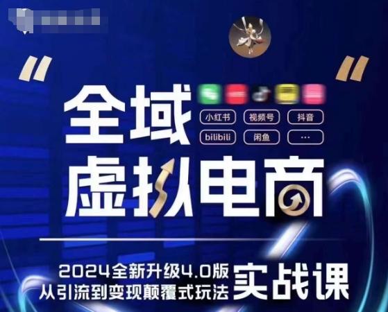 全域虚拟电商4.0 实战为主，理论为辅，5大「黄金赚钱虚拟赛道」，颠覆式的创新玩法交付-百盛轻创