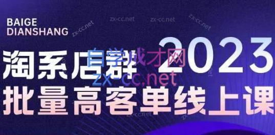 白戈电商·23年淘系批量高客单+24年全域电商矩阵-百盛轻创