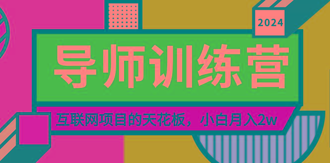 《导师训练营》精准粉丝引流的天花板，小白月入2w-百盛轻创