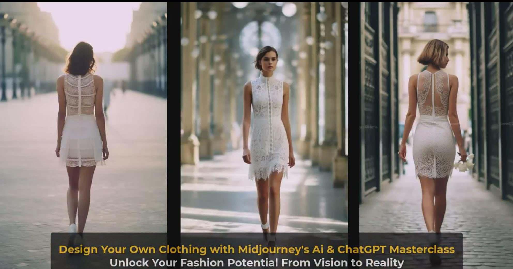 图片[2]-利用 Midjourneys Ai 人工智能设计自己的服装AI大师班-10节课-中英字幕-百盛轻创