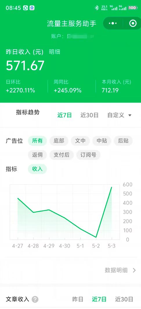 最新公众号托管躺赚项目，操作简单，只需复制粘贴，小白每天花五分钟，…-百盛轻创