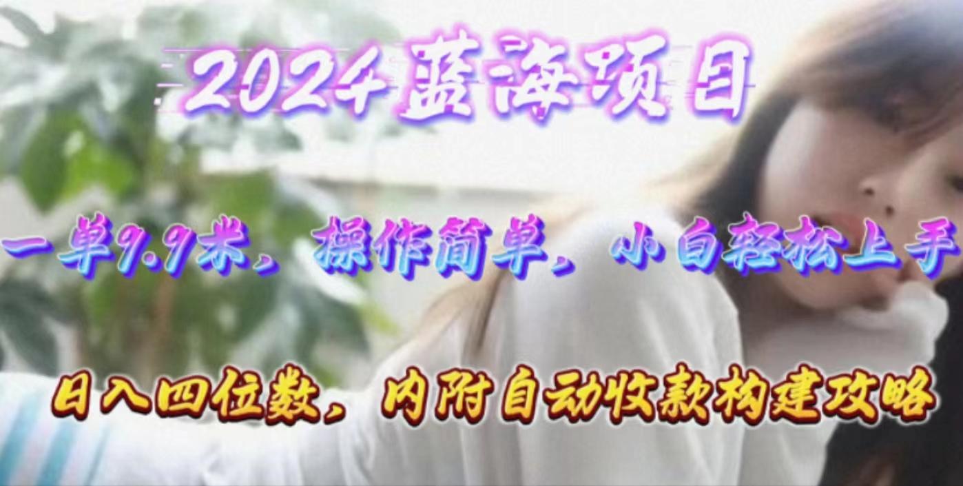 年轻群体的蓝海市场，1单9.9元，操作简单，小白轻松上手，日入四位数-百盛轻创