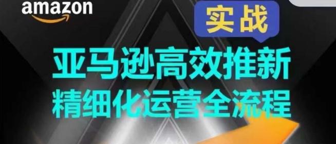 亚马逊高效推新精细化运营全流程，全方位、快速拉升产品排名和销量!-百盛轻创