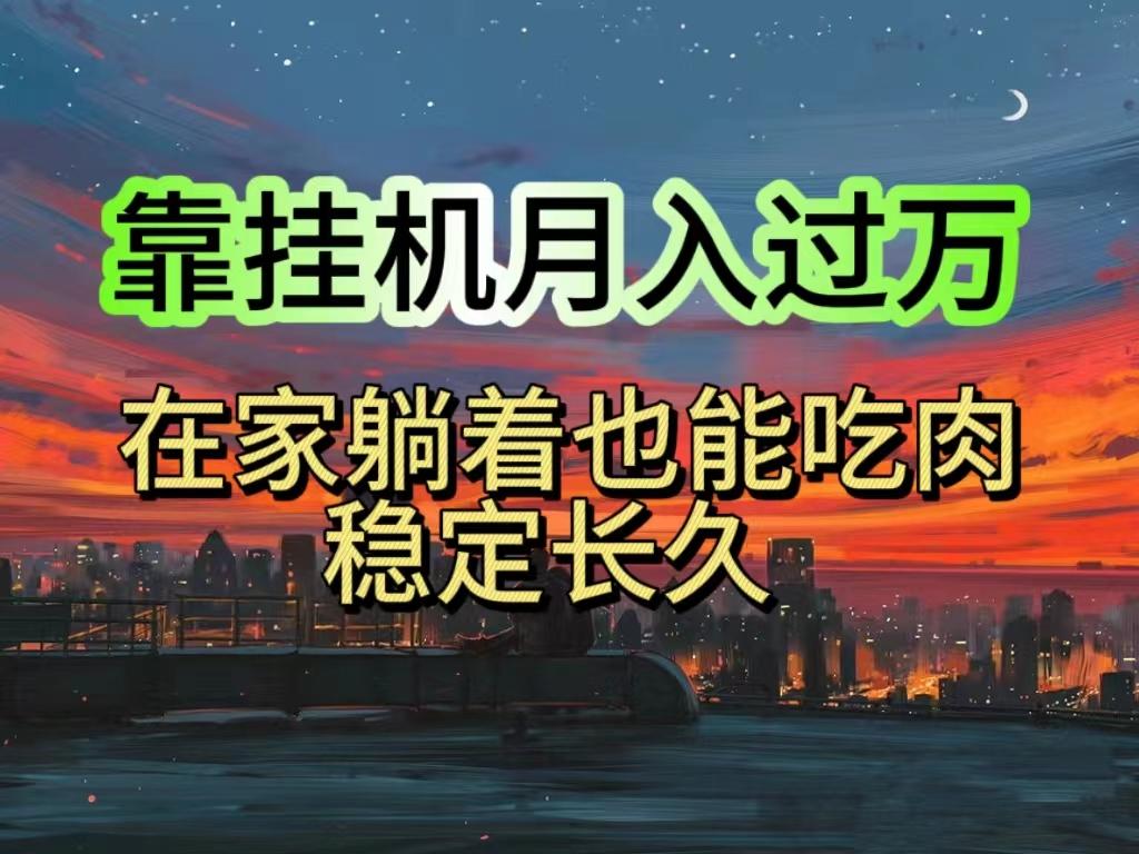 挂机项目日入1000+，躺着也能吃肉，适合宝爸宝妈学生党工作室，电脑手…-小艾项目网