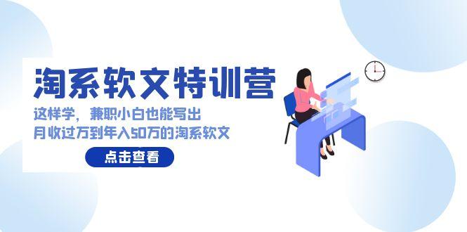 (9588期)淘系软文特训营：这样学，兼职小白也能写出月收过万到年入50万的淘系软文-百盛轻创