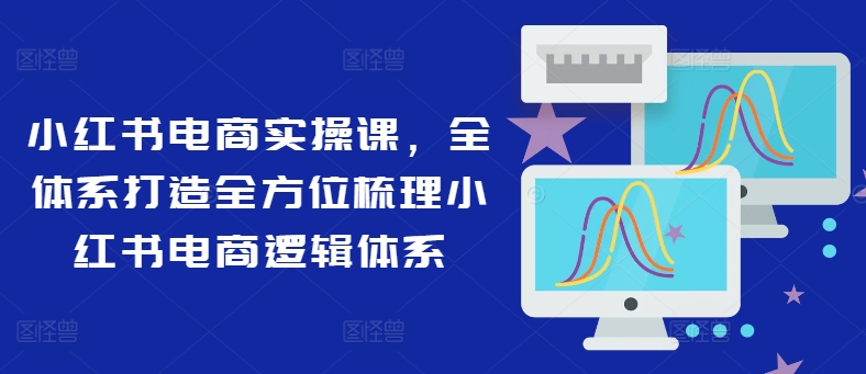 小红书电商实操课，全体系打造全方位梳理小红书电商逻辑体系-小艾项目网