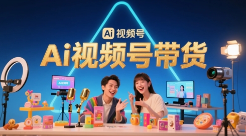 风口已至！AI视频号带货轻松月入过1W，99%的普通人却卡在内容制作门槛-小艾项目网