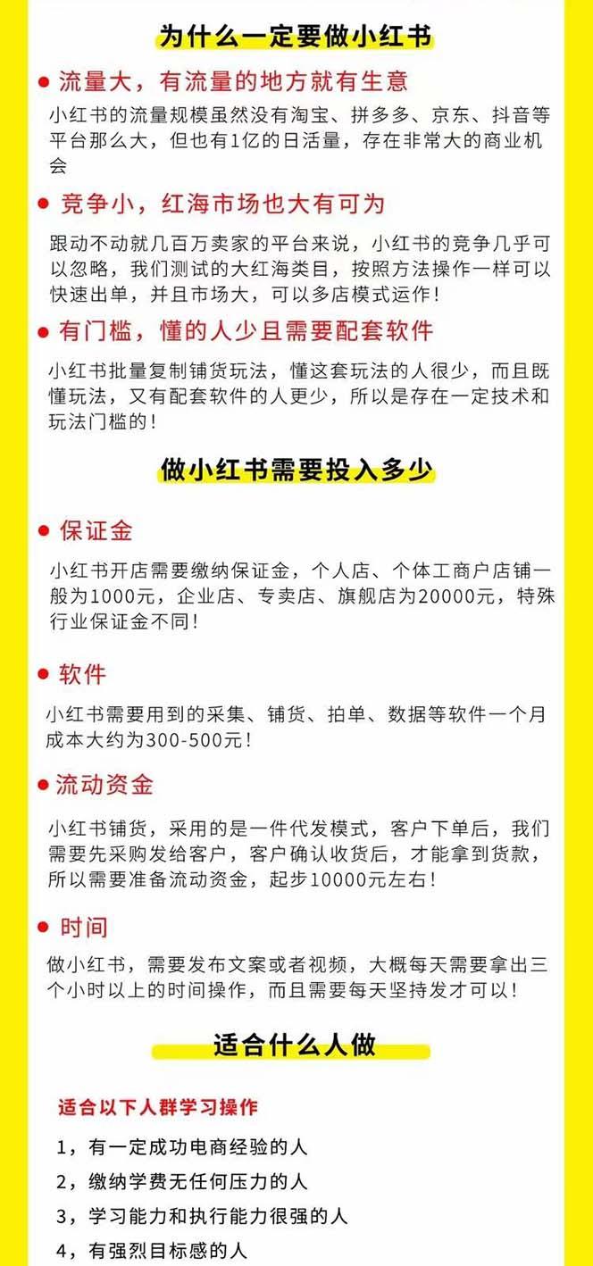 图片[1]-小红书-笔记带货课【6月更新】流量 电商新机会 315节正课+64节隐藏课-小艾项目网
