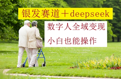 银发赛道+deepseek数字人全域变现，小白也能操作-百盛轻创