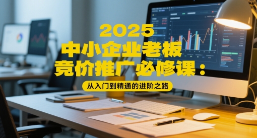 2025中小企业老板竞价推广必修课：从入门到精通的进阶之路-百盛轻创