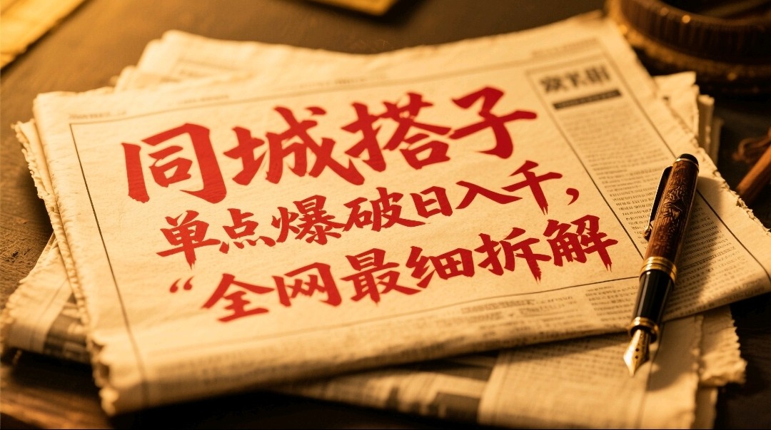 同城搭子群19.9单点爆破日入千，搭子组局月入万，全网最细拆解-小艾项目网