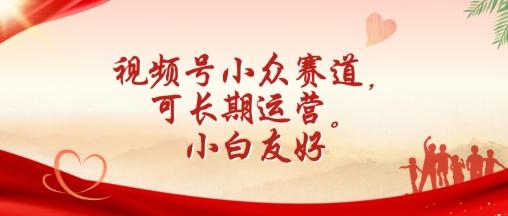 视频号小众赛道，可长期运营，小白友好【揭秘】-百盛轻创