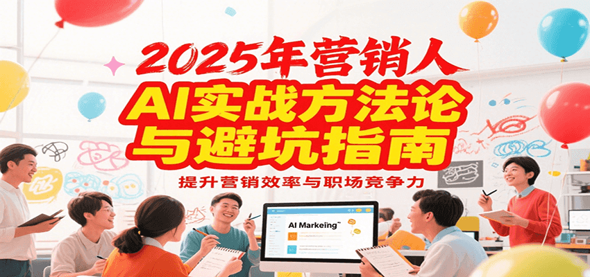2025年营销实战方法论与避坑指南，利用AI提升营销效率与职场竞争力-百盛轻创