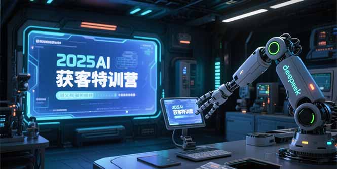 2025AI获客特训营，AI图文视频全制作，deepseek工具实操教学-百盛轻创