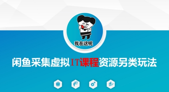 闲鱼采集虚拟IT课程资源另类玩法，干货满满-小艾项目网