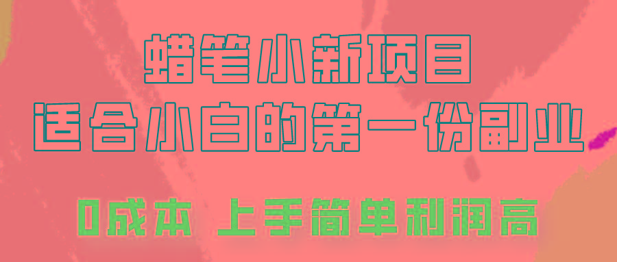 蜡笔小新项目拆解，0投入，0成本，小白一个月也能多赚3000+-百盛轻创