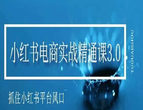 小红书电商实战精通课3.0，抓住小红书平台的风口，不错过有一个赚钱的机会-百盛轻创