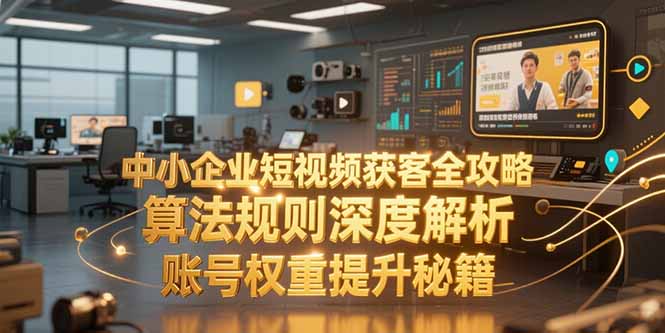 中小企业短视频获客全攻略，算法规则深度解析，账号权重提升秘籍-百盛轻创