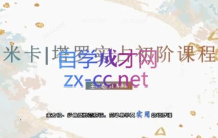 米卡·实占塔罗初阶课-百盛轻创