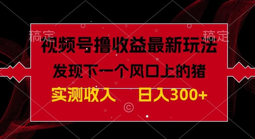 视频号分成计划最新玩法，单条作品几分钟制作完成,日入300+，过年前最后的冲刺-小艾项目网